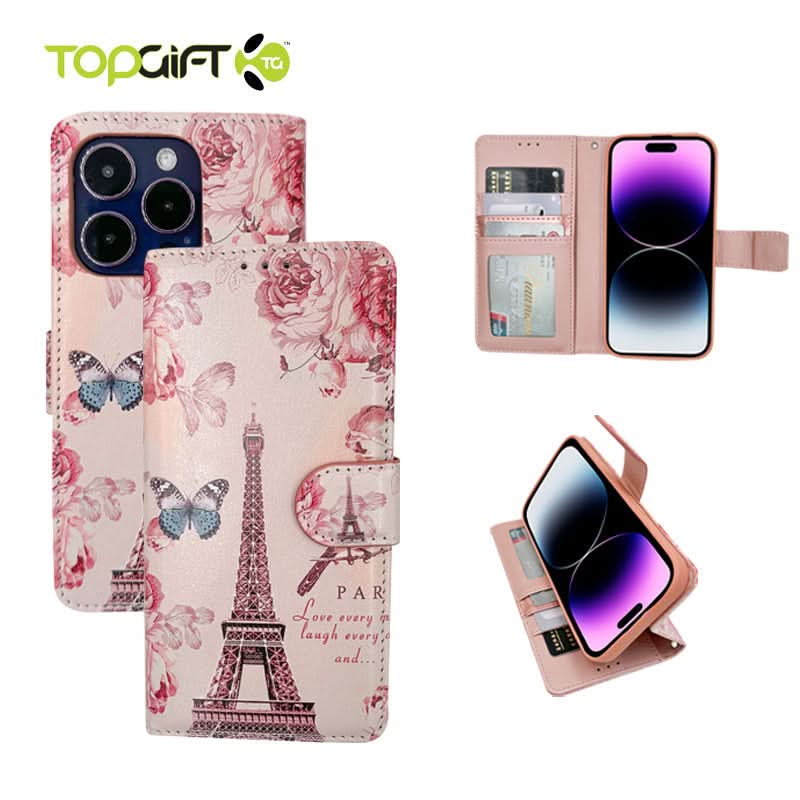 Galaxy S23 FE Wallet Printed Design Case