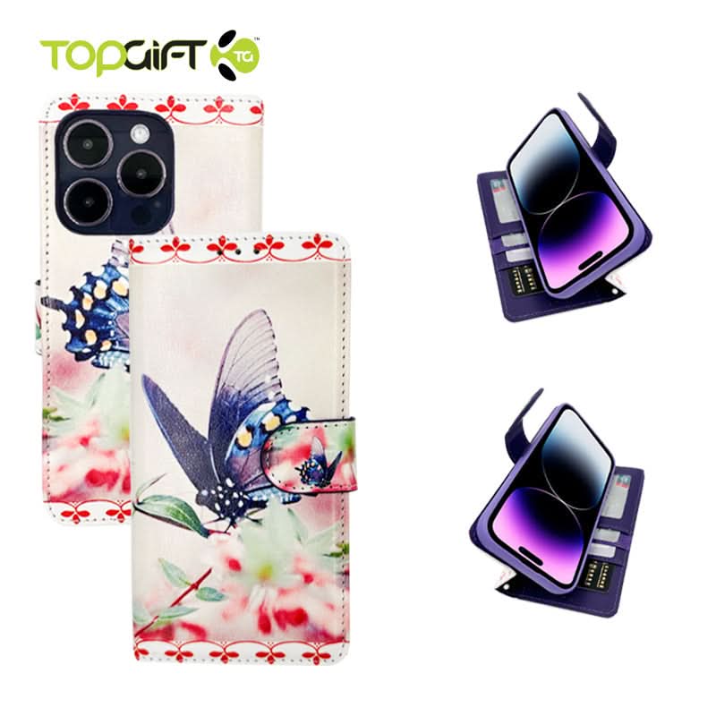Galaxy S24 Wallet Printed Design Case