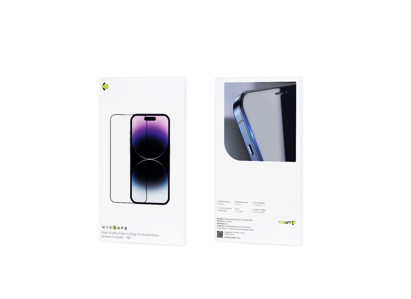 WYESAFE Galaxy S24 Plus 6D Privacy Tempered Glass