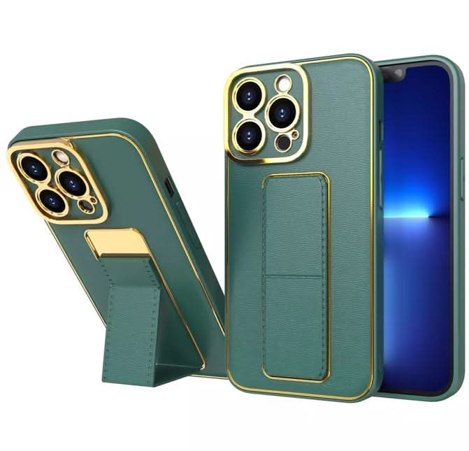 iPhone 15 Max Back Case with Folding Stand