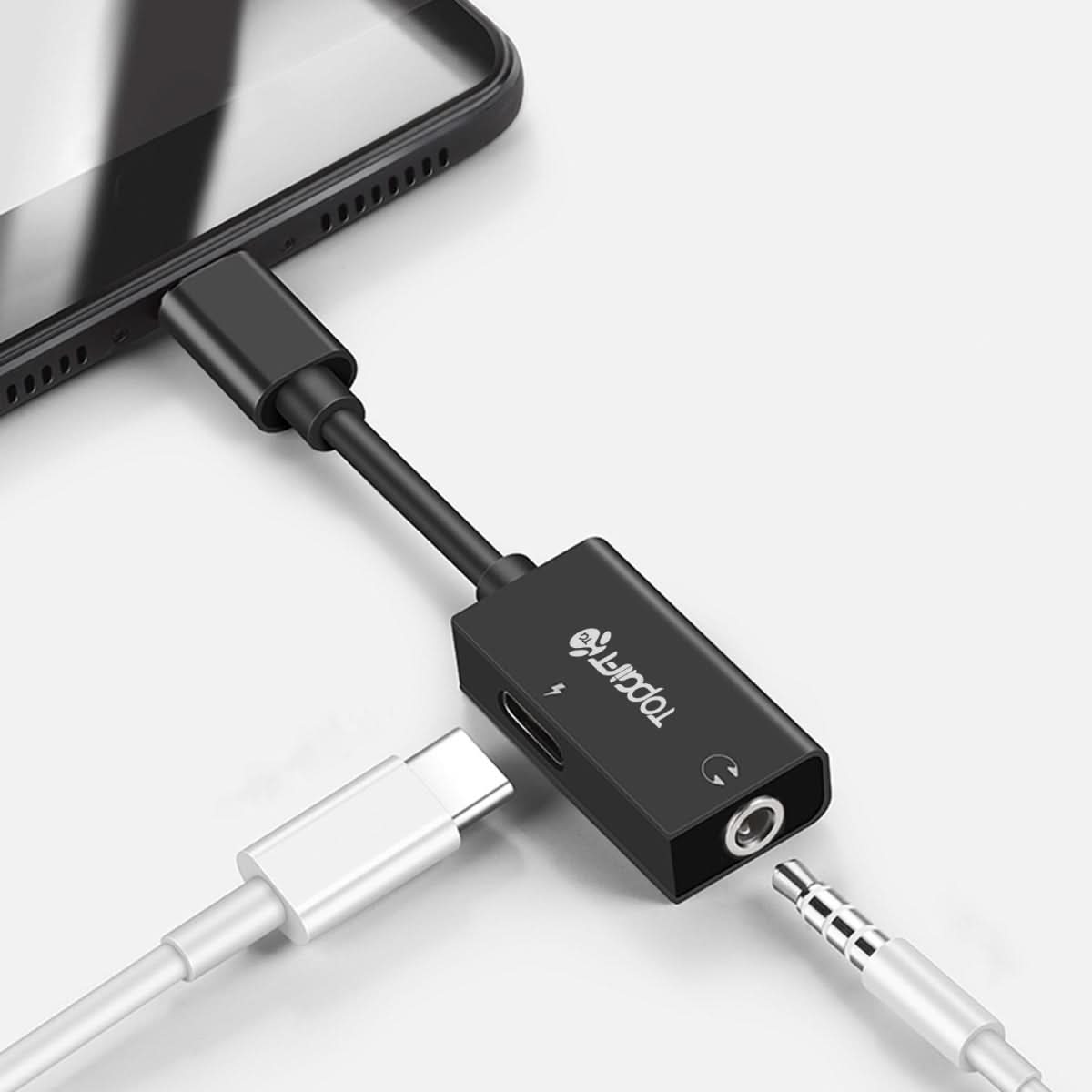 WYEFLOW USB-C to USB-C & 3.5mm Adapter
