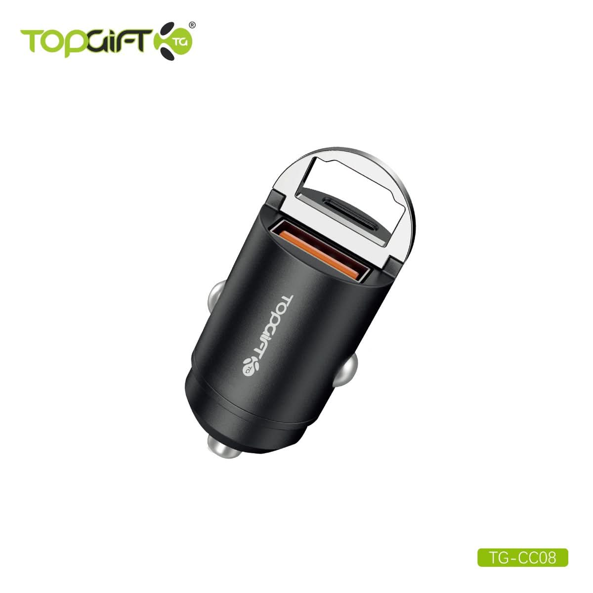 WYEFLUX USB-C & USB-A Compact Fast In-Car Charger 20W