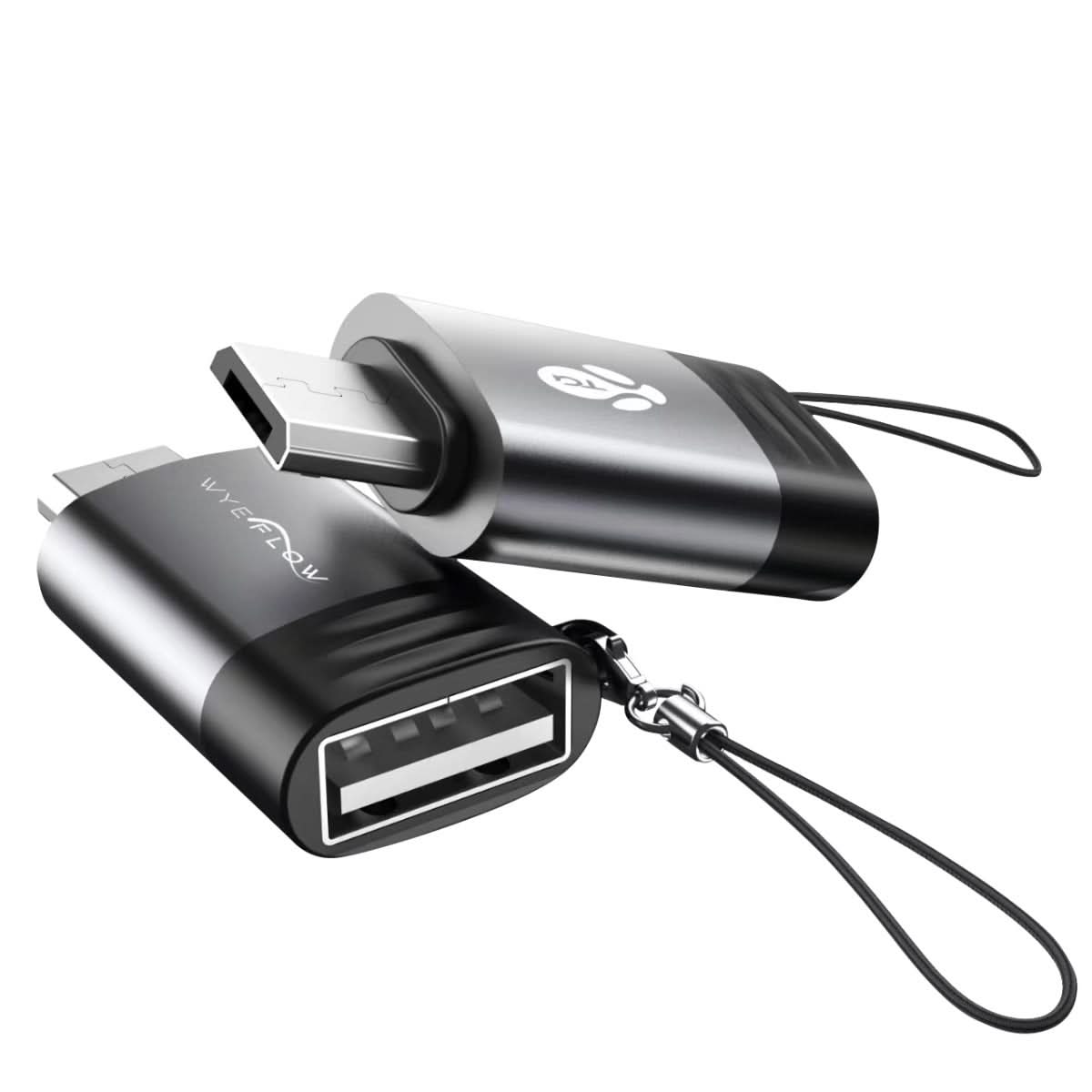 WYEFLOW USB-A to Micro OTG Adaptor