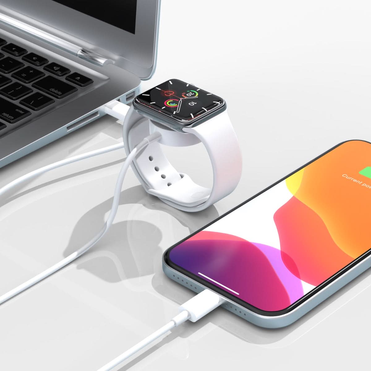 WYEFLUX 2-in-1 Watch & 8-Pin Charger