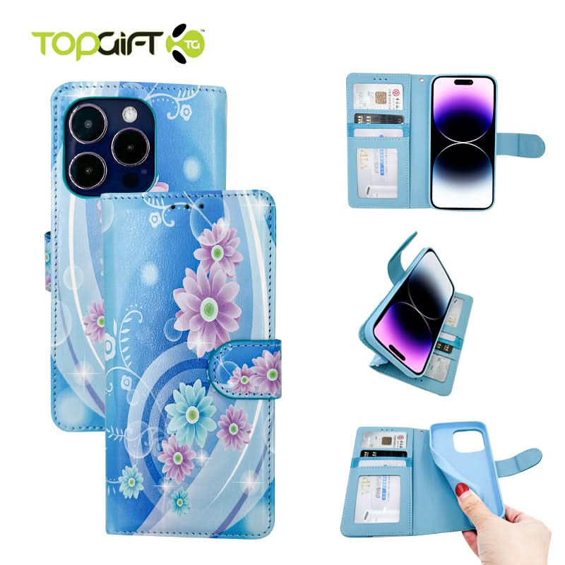 Galaxy S23 Ultra Wallet Printed Design Case