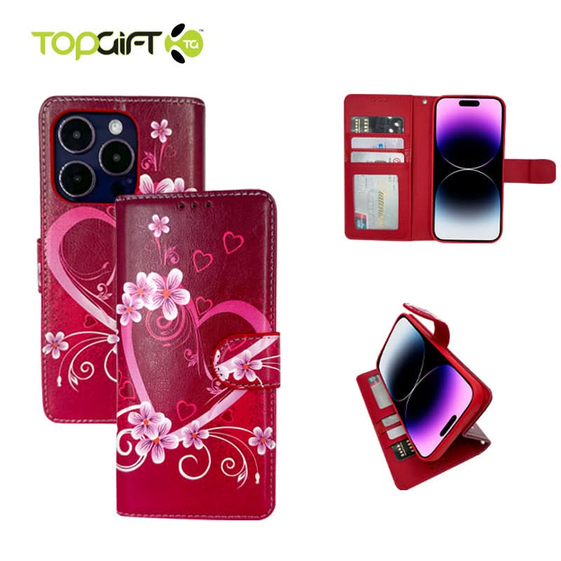 Galaxy S24 Wallet Printed Design Case