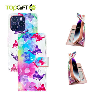 Galaxy S23 FE Wallet Printed Design Case