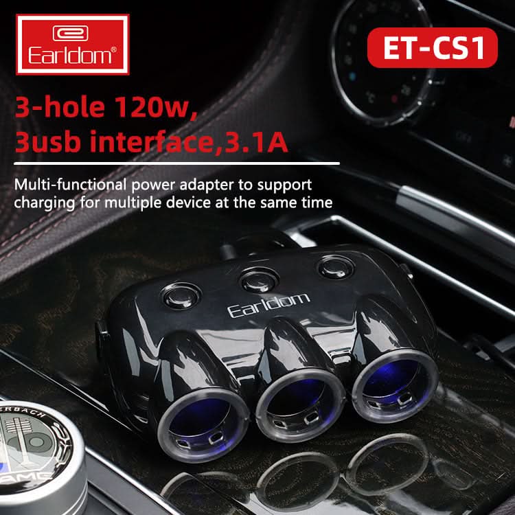 Earldom 2USB IN-CAR Socket - ET-CS1