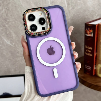iPhone 15 Max DiamondShell Transparent Magsafe Case