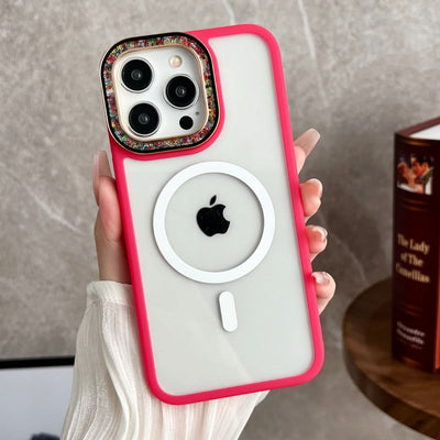 iPhone 15 Max DiamondShell Transparent Magsafe Case