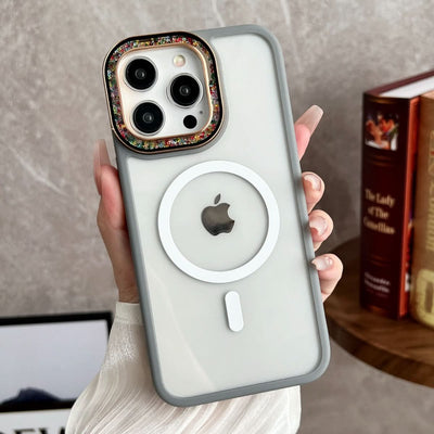 iPhone 14 Plus DiamondShell Transparent Magsafe Case