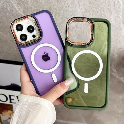 iPhone 15 Plus DiamondShell Transparent Magsafe Case