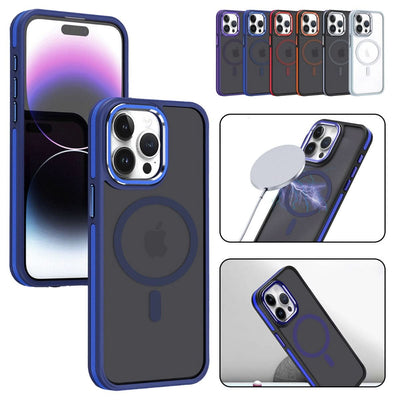 iPhone 15 Max LuxLite Shield Bicolor Magsafe TPU Case