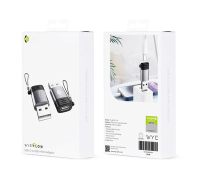WYEFLOW USB-C to USB-A Mini Adaptor