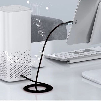 WYEFLOW USB-C Silicone Nylon Audio Cable