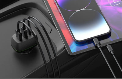 WYEFLUX 60W In-Car Multi Ports Charger