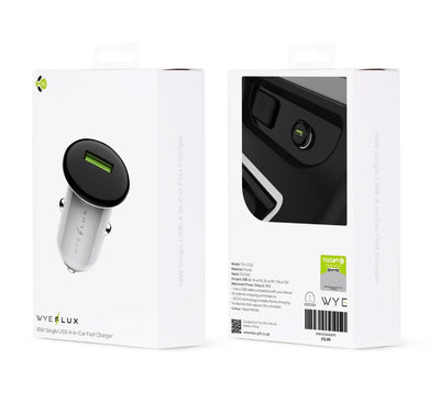 WYFLUX 18W QC3.0 In-Car Charger