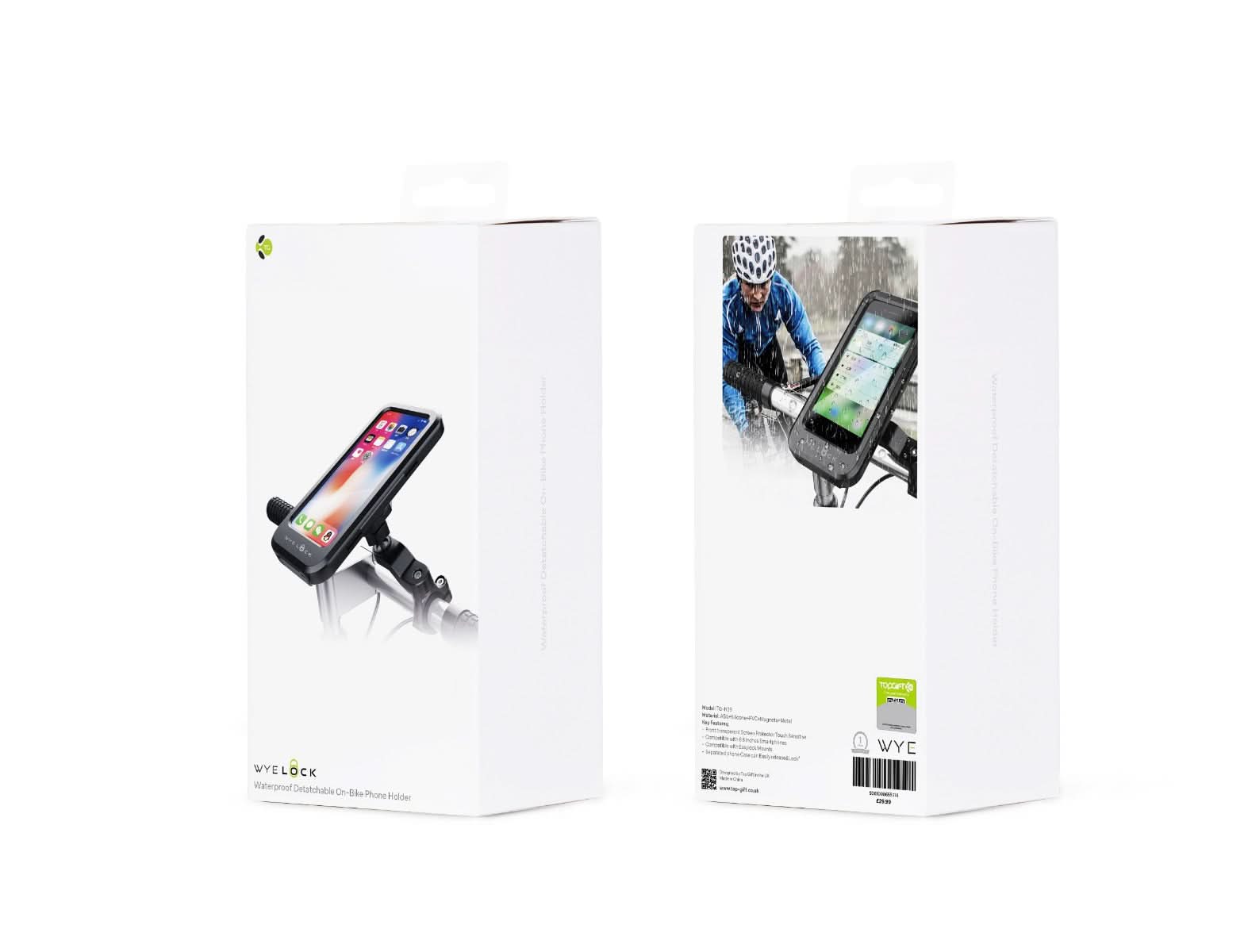 WYELOCK Waterproof Detachable On-Bike Phone Holder