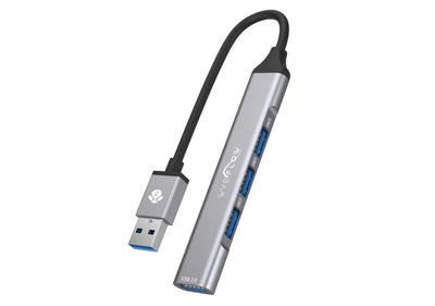 WYEFLOW 3.0 (5 Gbps) Ultra Slim Multi USB Hub with USB-A Connector 10 Times Faster than USB 2.0