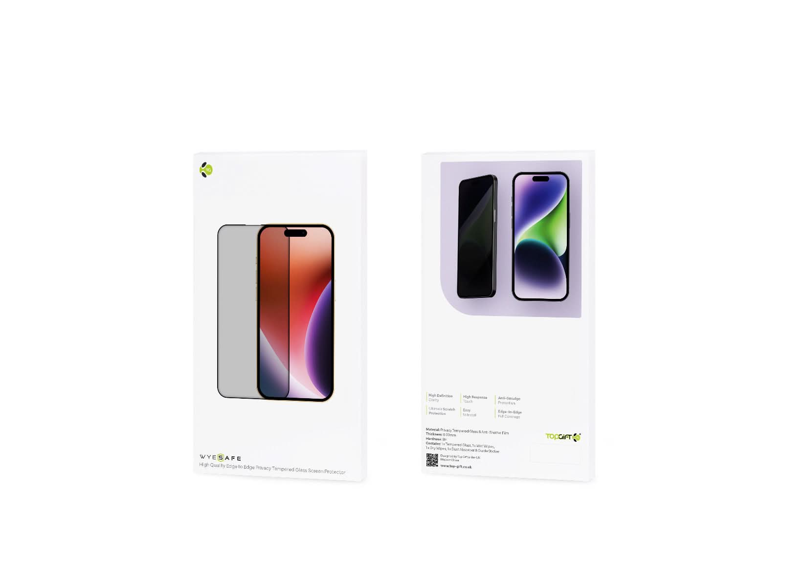 WYESAFE Galaxy S24 Ultra 6D Privacy Tempered Glass
