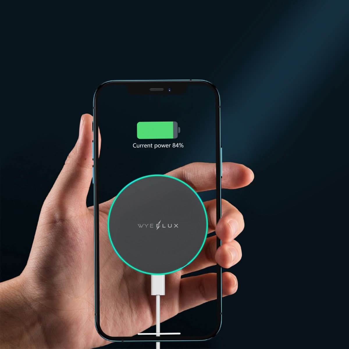 WYEFLUX 15W Aluminum Alloy Wireless Charging Pad
